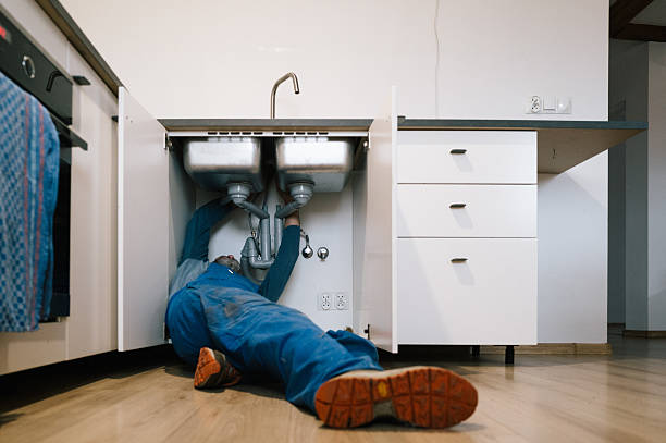 Professional Drain Cleaning technician working in Franklin, IN